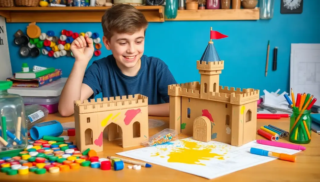 Transforming household items into exciting DIY toys.